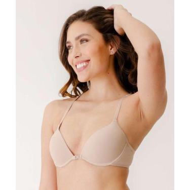 Imagem de Sutiã Push Up Nadador Com Bojo Marisa-30043, 40, Bege