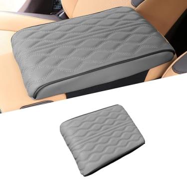 Imagem de Couslcd Capa de console central de carro, almofada de caixa de apoio de braço de veículo à prova d'água, algodão com memória, confortável, acessórios automotivos, protetor de almofada para caixa de