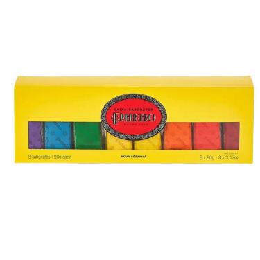 Imagem de Caixa Sabonete De Glicerina Phebo Amarelo 8x90g Vegano Cruelty Free