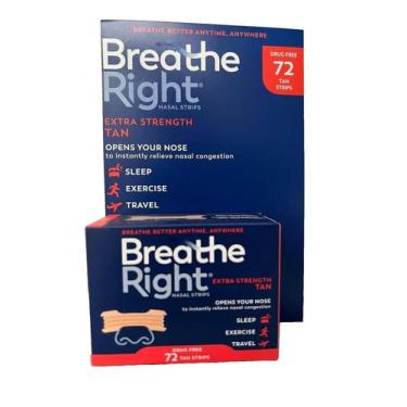 Imagem de Breathe Right Dilatador Nasal Extra em tiras - 72 Unidades
