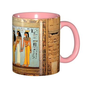 Imagem de Zeraoke Mulheres no Egito Antigo Imprimir Canecas de Café Criativas, Personalizadas, Presente para Família, Tamanho 325 ml, Unissex