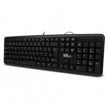 Imagem de Teclado VXPRO KB110 USB Com Fio ABNT2 Preto Idioma Português