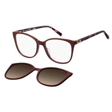 Imagem de Armação de Óculos Clip On Tommy Hilfiger Th 2294/C LHF - Vermelho 52