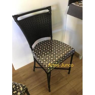 Imagem de Kit 4 Cadeira de cozinha p2 conforto - Artes junco Ribeiro