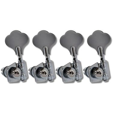 Imagem de Kit 4 Tarraxa Baixo Jazz Bass Standart Cromo Em L Sup Mhb01