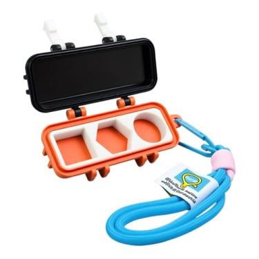 Imagem de YIJU Porta-giz para taco de bilhar, acessórios de bilhar, estojo de armazenamento compacto, prático e multifuncional profissional, Laranja