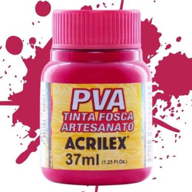 Imagem de Tinta PVA Fosca para Artesanato 37ml Acrilex - Cores Quentes - 03240, 
