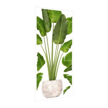 Imagem de jojofuny Conjunto de 1 Adesivo de Parede Com Vaso de Planta, Removível, Fácil de Aplicar E Destacar, Ideal para Decoração de Sala de Estar, Escritório E Quarto.