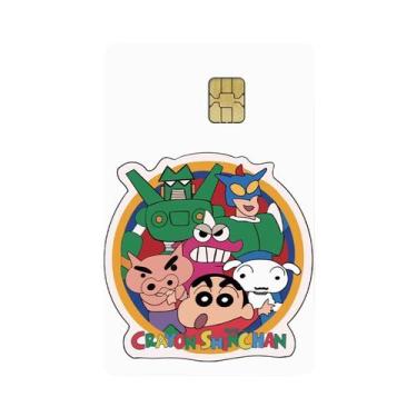 Imagem de Capa De Cartão Mini HD Matte PVC Crayon Shin-Chan Para Cartões De Créd