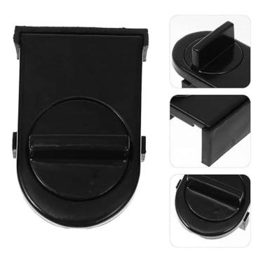 Imagem de Trava Limitador De Segurança Porta Janela Deslizante Preto