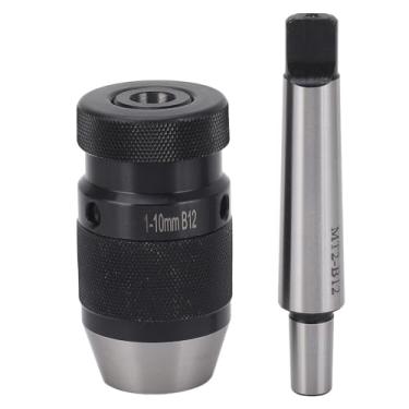 Imagem de Cryfokt O Auto Keyless Aperta a Força Alta da Braçadeira do Mandril 1-10mm B12 para a Perfuração da Mão Material Largo do Aço Carbono Aplicação