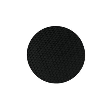 Imagem de Descansos Panela Silicone Resistente 17cm Protetor Antiaderente para Mesa e Cooktop, Ideal para Cozinheiros e Famílias(KIT 4 PRETO)