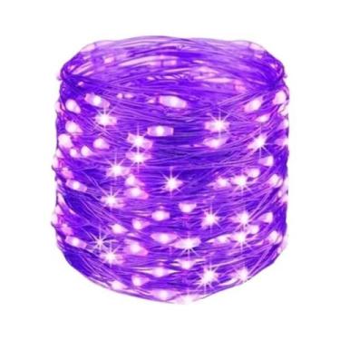 Imagem de Luzes De Cordão LED USB À Prova d'Água Com Fio De Cobre Prateado Para 