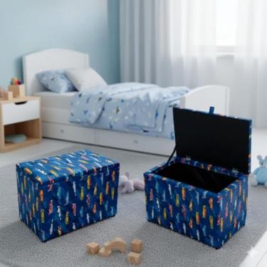 Imagem de Armazenamento médio, puff bau(CARRINHO)