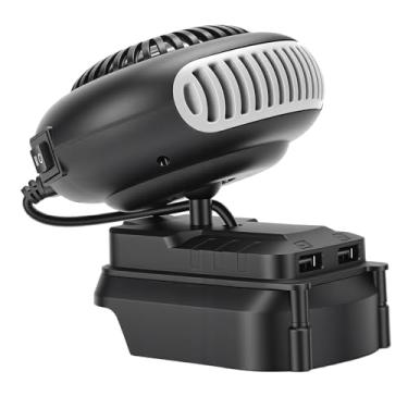 Imagem de MAVIS LAVEN Aquecedor Espacial Portátil, Aquecedor Elétrico Pessoal para Mesa Com 2 Configurações de Temperatura, 2 Portas USB, Silencioso 36dB para Escritório Casa Acampamento