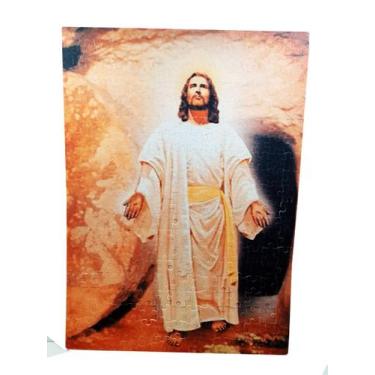 Imagem de Quebra-cabeça Jesus ressureição 120 peças - Coleção TEA e Amor