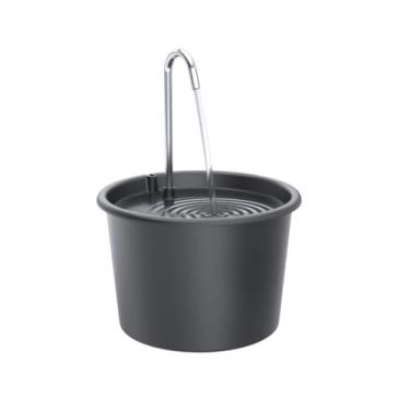 Imagem de Fonte Bebedouro para Cães e Gatos de 1.5 Litros com Torneira Inox(Preto)