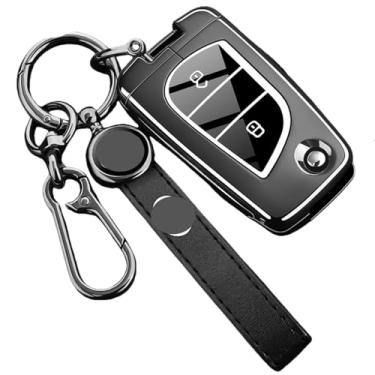 Imagem de Capa protetora para chave do carro Capa para chave remota compatível com Toyota Yaris/Rav4/Highlander/Auris/Avensis/Aygo Compatível com Scion TC/IM 2015 2016(A3)