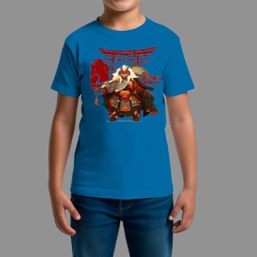 Imagem de Camisetas Infatil 100% Algodão Casual Estilosa Gola Redonda Toki Sinis