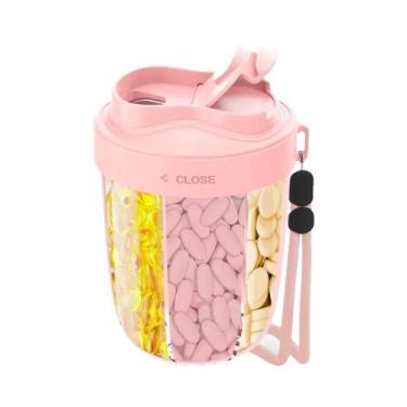 Imagem de Caixa De Armazenamento Portátil Para Medicamentos, Vitaminas E Óleo De