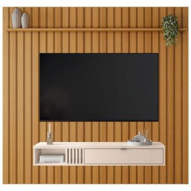 Imagem de Painel Ripado You Bless 2.2 Cinamomo Off White - HB Móveis - HB Moveis