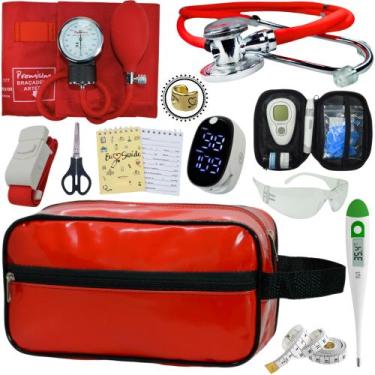 Imagem de Kit Enfermagem Aparelho Pressão Esteto Frete Grátis Promocao - Love Sa