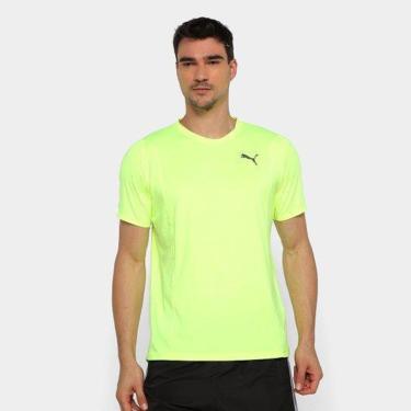 Imagem de Camiseta Puma Run Cloudspun - Lime Squeeze - Tam Gg-Unissex