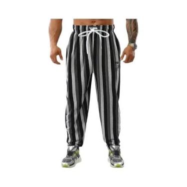 Imagem de Calças Esportivas Casuais Respiráveis Em Malha Impressa Em 3D Para Adu