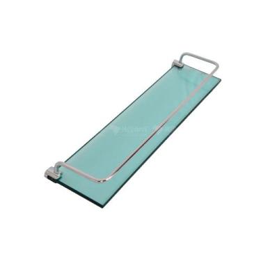 Imagem de Porta Shampoo Retangular em Vidro 8mm - Vildrex, Verde