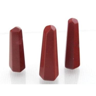 Imagem de Pontinha Gerador JASPE VERMELHO Pedra Tipo B aprox 3.5 cm - Cristaisde