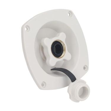 Imagem de Generic Regulador de Pressão Durável do Enchimento da Parede do Reboque para Campistas Rv, Abs de (Branco)