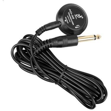 Imagem de Adeline AD-35 Mini Captador Piezo Transdutor de Microfone de Contato com Cabo de 3 metros para Guitarra Folk Clássica Acústica