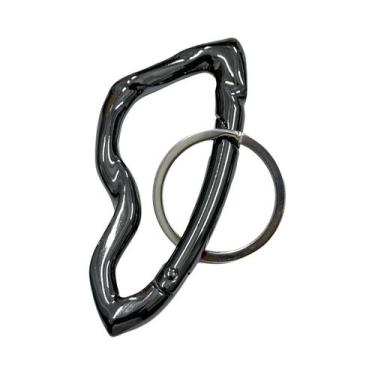 Imagem de Chaveiro De Metal Em Forma De Tomahawk Y2K Com Argola, Acessório Criat