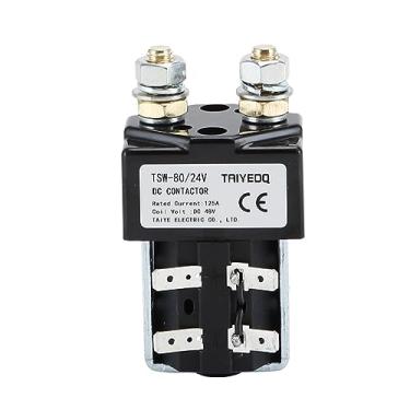 Imagem de ZJW100 125A DC Contator Armazenamento Normalmente Aberto 12V 24V 36V 48V 60V 72V Bateria Carro Empilhadeira Elétrica Trem Navio (Cor: 12v)