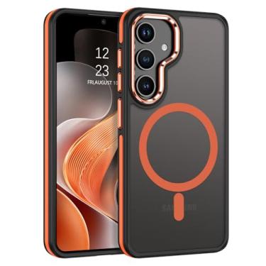 Imagem de DUEDUE Capa para Samsung Galaxy S25, capa magnética para Samsung S24 [compatível com Magsafe], capa protetora de corpo inteiro, antiarranhões, à prova de choque, para Galaxy S25/S24 de 6,2 polegadas