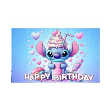 Imagem de Decoração De Festa De Aniversário Infantil Lilo & Stitch Balões Presen