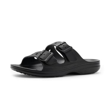 Imagem de Crocs Sandálias masculinas clássicas de sábado, chinelos, Preto, 38