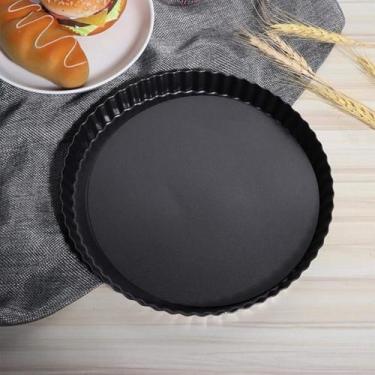 Imagem de Forma para Bolo e Torta Crespa Antiaderente Fundo Removível 24cm - BIG