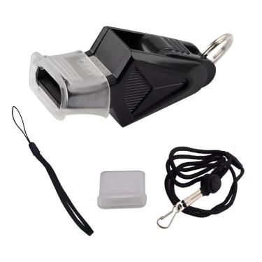 Imagem de Apito Juiz Arbitro Futebol Esportes 115 Decibéis Com Cordão