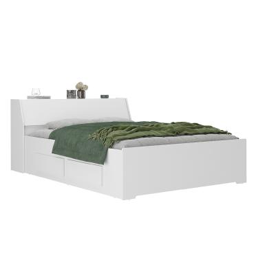 Imagem de Cama Baú de Casal Padrão com 4 gavetas 1251 Branco