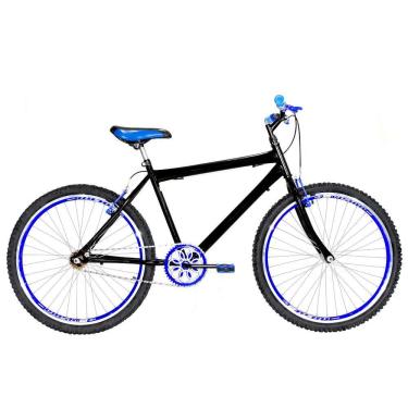 Imagem de Bicicleta Masculina Aro 26 Mtb Aero Cor Preta E Azul