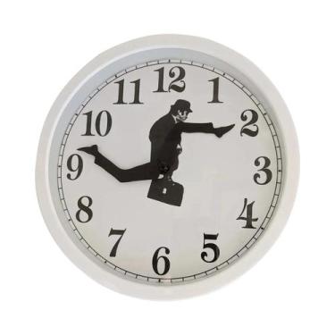 Imagem de Relógio De Parede Monty Python Silly Walk Silencioso Criativo Para Dec