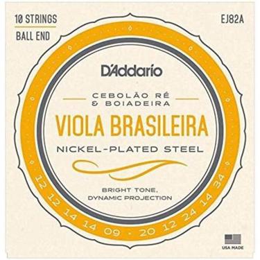 Imagem de Cordas Para Viola Brasileira Ré D Addario Ej82