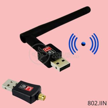 Imagem de Antena Usb 2.0 Receptor De Wifi Wireless 1200Mbps