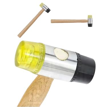 Imagem de Martelo Intercambiavel Luthier Cabo De Madeira Marcenaria Artesanato Reparo Montagem Manutencao Moveis Obra Construcao