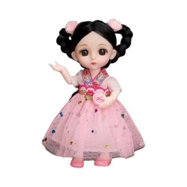 Imagem de Boneca Princesa Articulada De 16cm Com 13 Juntas, Brinquedo DIY BJD Co