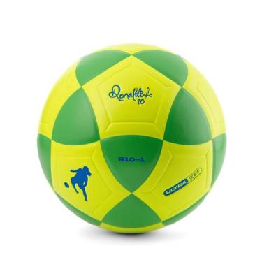 Imagem de Bola De Futebol e Futevolei Ronaldinho Gaúcho R10 Legacy, Verde, Amare