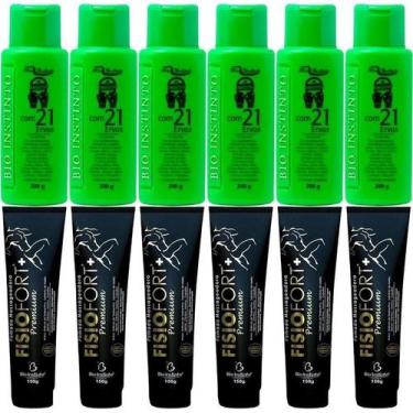 Imagem de Atacado 6 Pomada Fisiofort Premium 150G 6 Gel Detonador 100G - Bio Ins