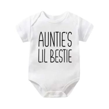 Imagem de Macacão Engraçado Com Estampa De Letras Para Bebê, Roupa De Manga Curt