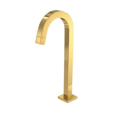 Imagem de Torneira Lavatório Bica Alta Tube 1198 Gold - Deca - DECA METAIS